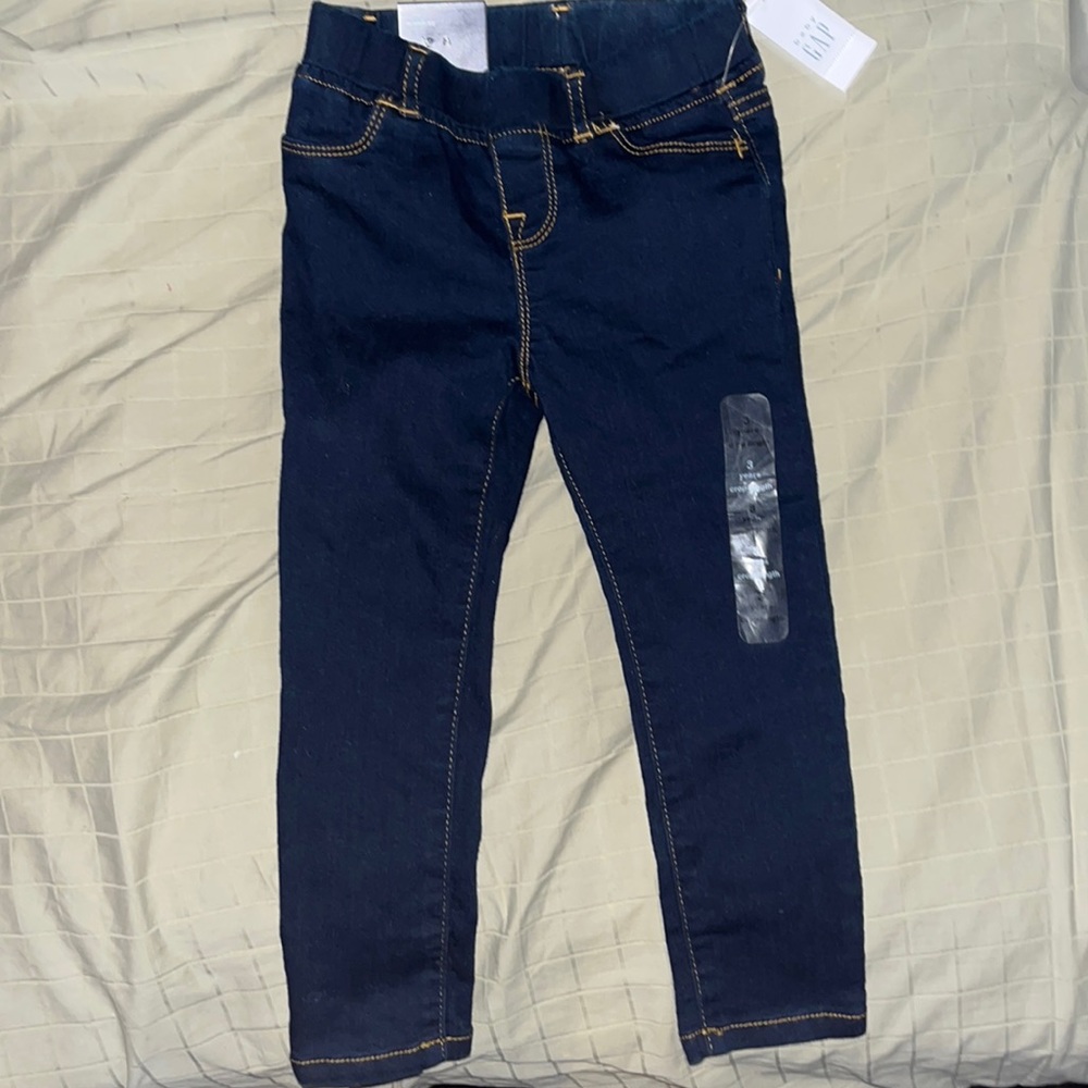 GAP dark blue jeans (toddler girl)